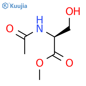 Butanoic acid,2-(acetylamino)-, methyl ester, (2S)- structure