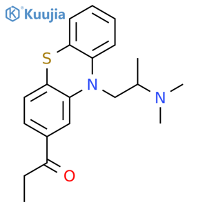 1-10-2-(Dimethylamino)propylphenothiazin-2-yl-1-propanone structure