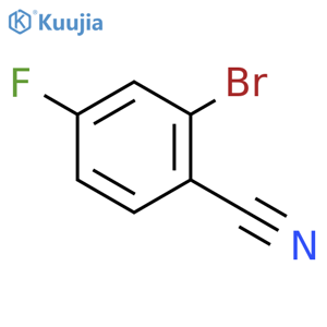 2-Bromo-4-fluorobenzonitrile structure