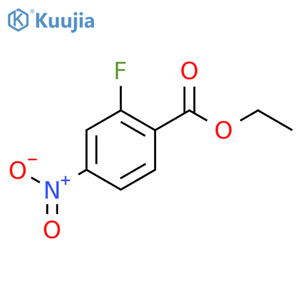 Ethyl 2-fluoro-4-nitrobenzoate structure