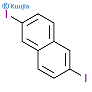 2,6-diiodonaphthalene structure