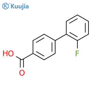 4-(2-fluorophenyl)benzoic acid structure