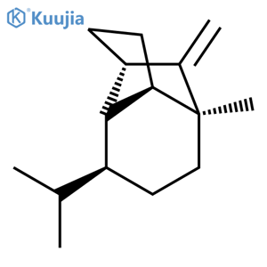 1,4-Methano-1H-indene,octahydro-4-methyl-8-methylene-7-(1-methylethyl)-, (1S,3aR,4S,7S,7aS)- structure