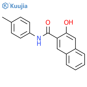 3-Hydroxy-N-(4-methylphenyl)naphthalene-2-carboxamide structure