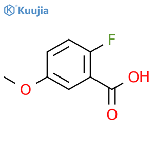 2-Fluoro-5-methoxybenzoic acid structure