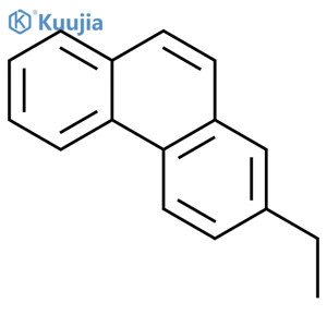 2-Ethylphenanthrene structure