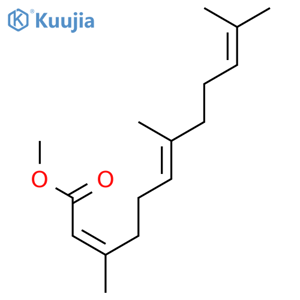 2-trans-Farnesic Acid Methyl Ester structure