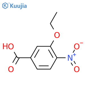 3-Ethoxy-4-nitrobenzoic acid structure