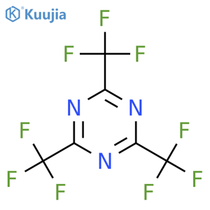 2,4,6-Tris(trifluoromethyl)-1,3,5-triazine structure