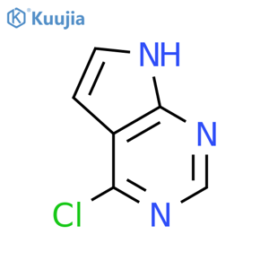 4-Chloro-7H-pyrrolo[2,3-d]pyrimidine structure