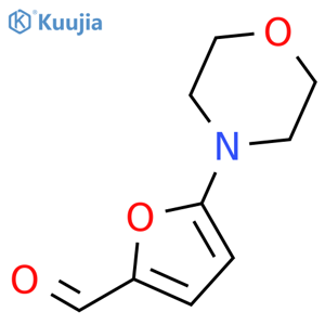 5-(morpholin-4-yl)furan-2-carbaldehyde structure