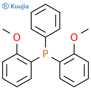 Bis(o-methoxyphenyl)phenylphosphine structure