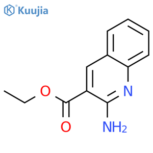 Ethyl 2-aminoquinoline-3-carboxylate structure