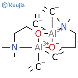 Aluminum, bis[μ-[2-(dimethylamino-κN)ethanolato-κO:κO]]tetraethenyldi-, stereoisomer (9CI) structure