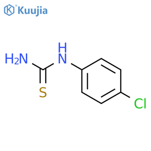 (4-Chlorophenyl)thiourea structure