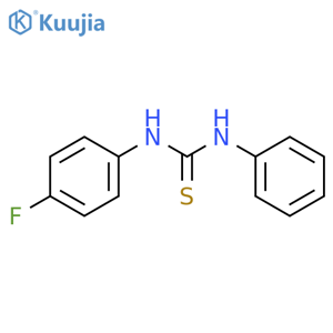 1-(4-fluorophenyl)-3-phenylthiourea structure