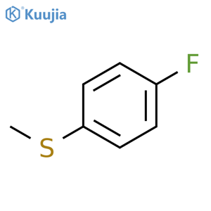 4-Fluorothioanisole structure