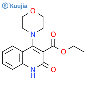 ethyl 4-morpholin-4-yl-2-oxo-1H-quinoline-3-carboxylate structure