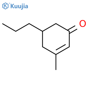 3-Methyl-5-propylcyclohex-2-enone structure