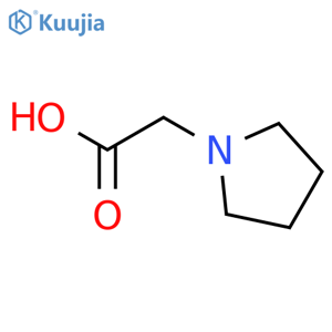 1-Pyrrolidineacetic Acid structure