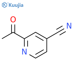 2-Acetylisonicotinonitrile structure