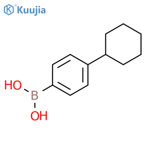 4-Cyclohexylphenylboronic acid structure