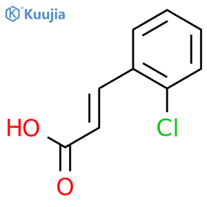 3-(2-chlorophenyl)prop-2-enoic acid structure