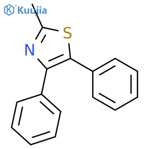 2-methyl-4,5-diphenyl-1,3-thiazole structure