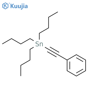 Tributyl(phenylethynyl)tin structure