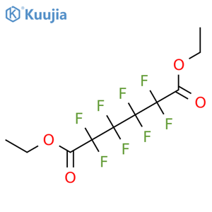 Hexanedioic acid,2,2,3,3,4,4,5,5-octafluoro-, 1,6-diethyl ester structure