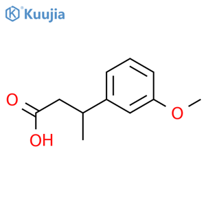 3-(3-methoxyphenyl)butanoic acid structure