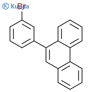 Phenanthrene, 9-(3-bromophenyl)- structure