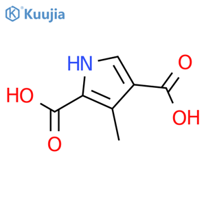 3-Methyl-1H-pyrrole-2,4-dicarboxylic acid structure