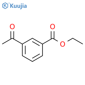Ethyl 3-acetylbenzoate structure