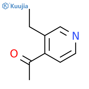 1-(3-Ethylpyridin-4-yl)ethanone structure