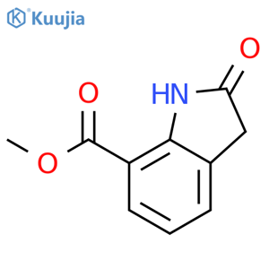 methyl 2-oxo-2,3-dihydro-1H-indole-7-carboxylate structure