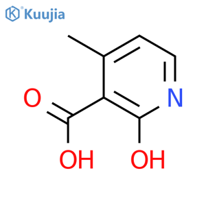 2-hydroxy-4-methylpyridine-3-carboxylic acid structure