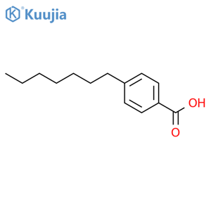 4-Heptylbenzoic acid structure