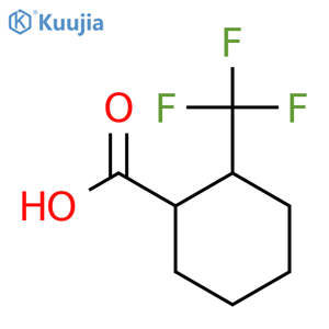 2-(Trifluoromethyl)cyclohexane-1-carboxylic acid structure