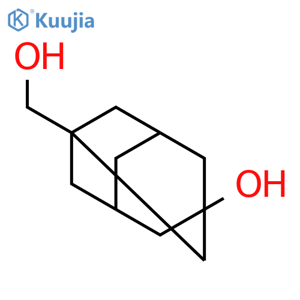 3-(Hydroxymethyl)-1-adamantanol structure