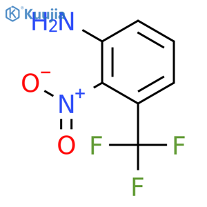 2-Nitro-3-(trifluoromethyl)aniline structure