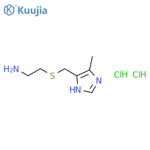 4-Methyl-5-(2-aminoethyl)thiomethylimidazole Dihydrochloride structure