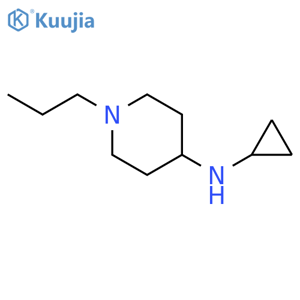 N-cyclopropyl-1-propylpiperidin-4-amine structure