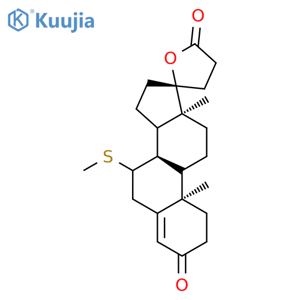 7a-Thiomethyl Spironolactone structure