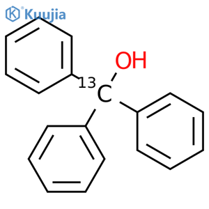 Benzenemethanol-13C, a,a-diphenyl- (9CI) structure