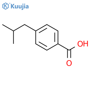 4-Isobutylbenzoic acid structure