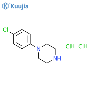 1-(4-Chlorophenyl)piperazine dihydrochloride structure