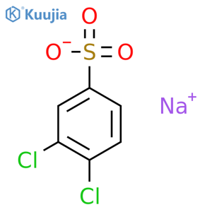 Benzenesulfonic acid,3,4-dichloro-, sodium salt (1:1) structure