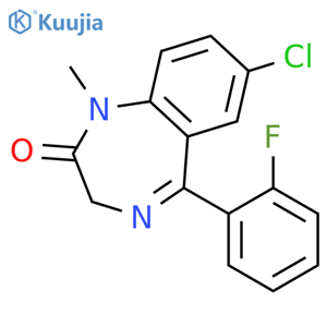 Fludiazepam structure