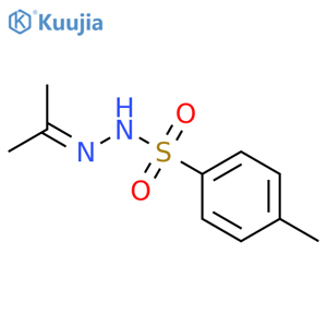 Benzenesulfonic acid,4-methyl-, 2-(1-methylethylidene)hydrazide structure